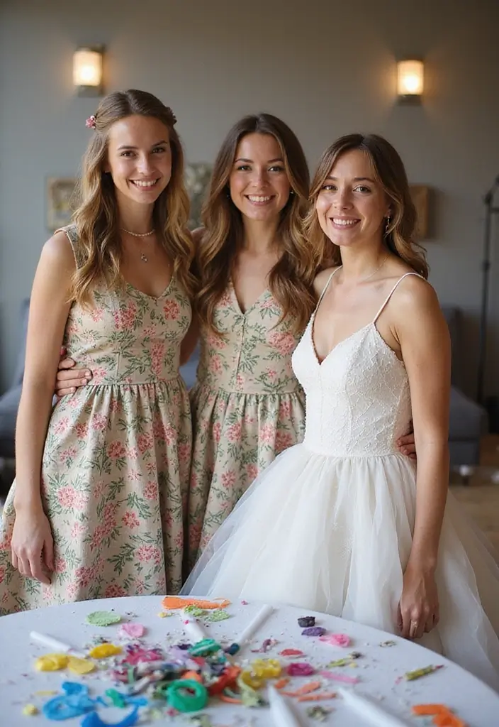 30 Fun Bridal Shower Game Ideas That Everyone Will Love - 11. Wedding Dress Design Contest