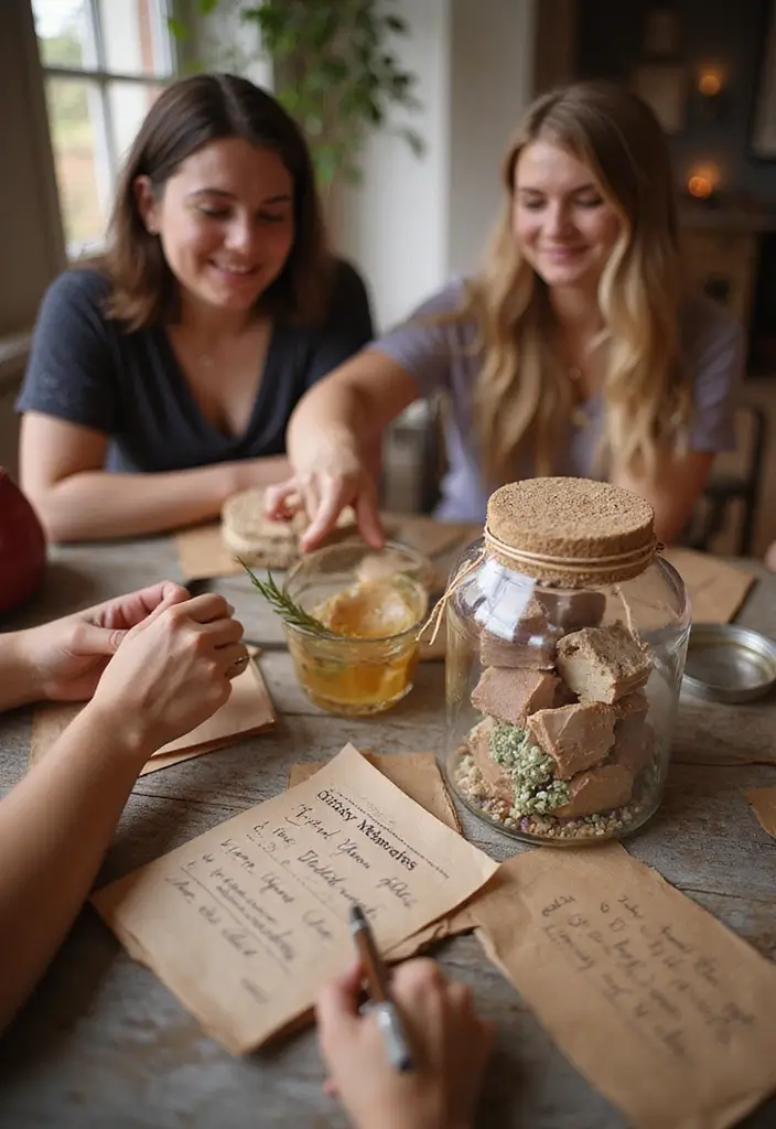 30 Fun Bridal Shower Game Ideas That Everyone Will Love - 25. Eco-Friendly Memory Jar