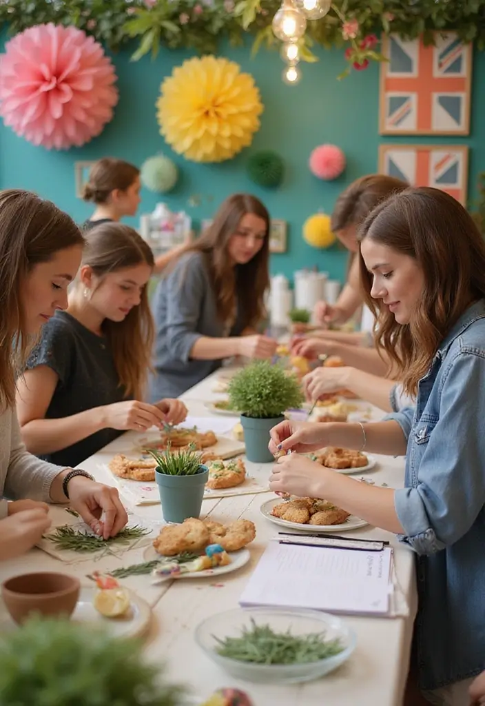 30 Fun Bridal Shower Game Ideas That Everyone Will Love - 30. Eco-Friendly Craft Station