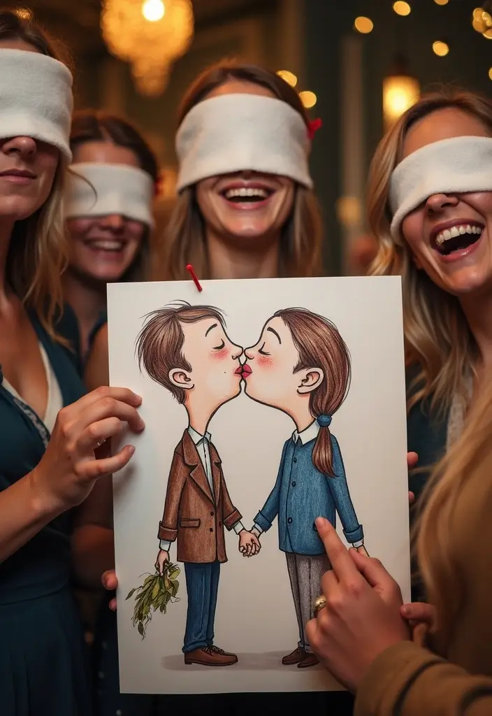 30 Funny Bridal Shower Ideas That’ll Keep Everyone Laughing - 14. Kiss the Groom: A Fun Spin