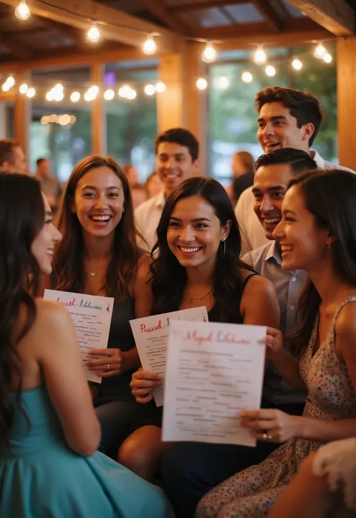 30 Funny Bridal Shower Ideas That’ll Keep Everyone Laughing - 2. Mad Libs: Bridal Edition