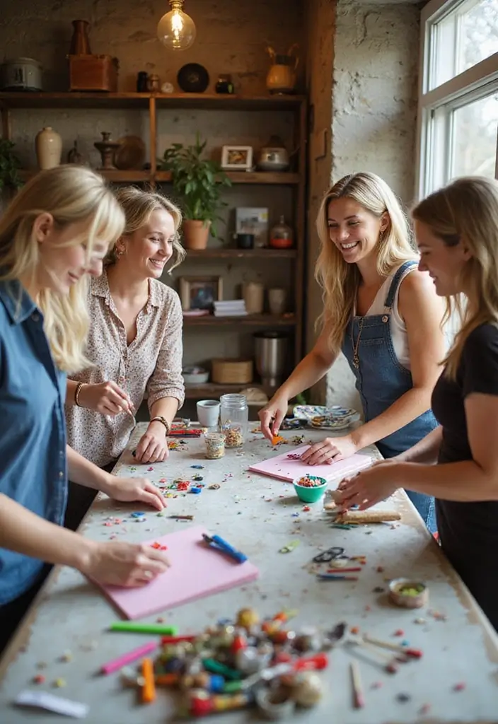 30 Funny Bridal Shower Ideas That’ll Keep Everyone Laughing - 24. Get Crafty with Wedding Decor