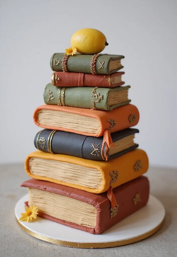 30 Graduation Cake Ideas to Celebrate the Big Achievement - 1. The Scholar's Delight