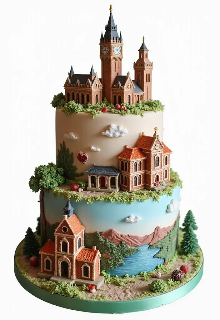 30 Graduation Cake Ideas to Celebrate the Big Achievement - 13. The Historical Heritage