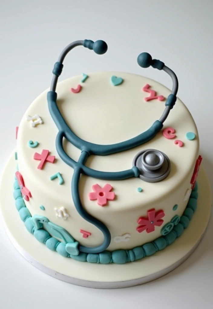 30 Graduation Cake Ideas to Celebrate the Big Achievement - 14. The Future Doctor