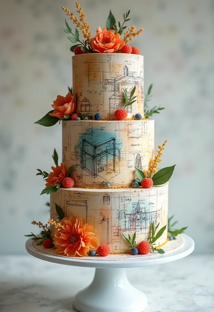 30 Graduation Cake Ideas to Celebrate the Big Achievement - 15. The Design Mind