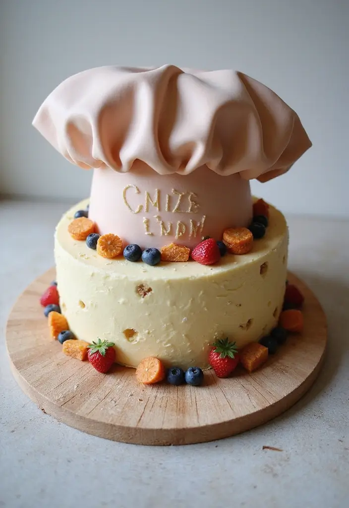 30 Graduation Cake Ideas to Celebrate the Big Achievement - 21. The Culinary Artist