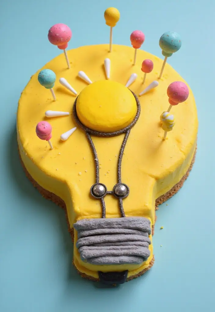 30 Graduation Cake Ideas to Celebrate the Big Achievement - 28. The Future Innovator