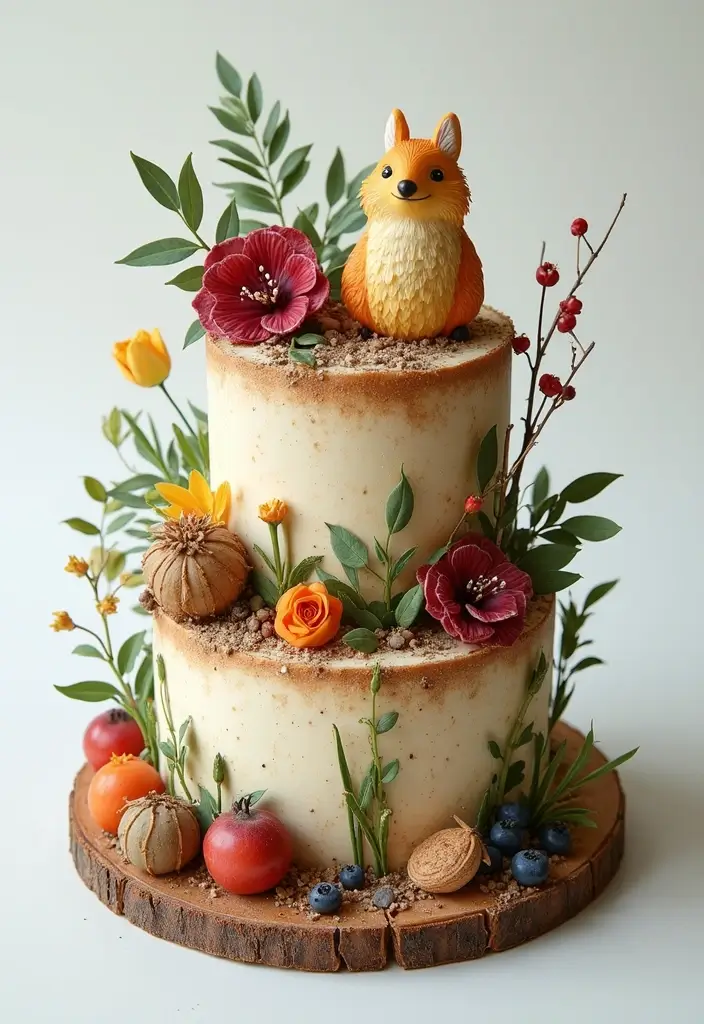 30 Graduation Cake Ideas to Celebrate the Big Achievement - 29. The Nature Enthusiast