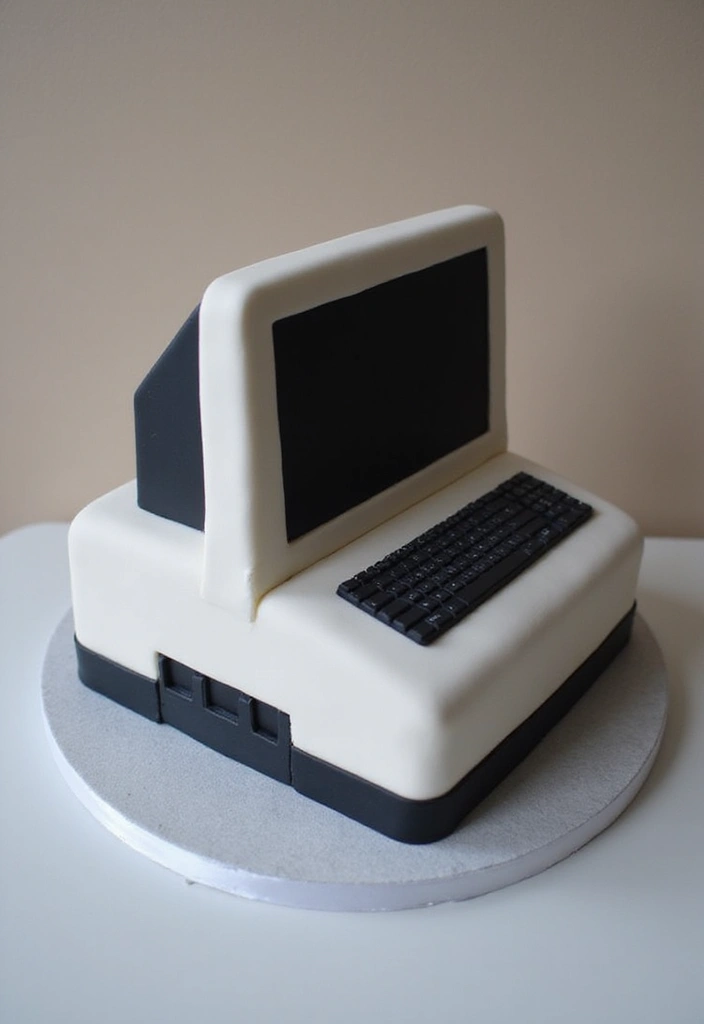 30 Graduation Cake Ideas to Celebrate the Big Achievement - 6. The Tech Titan