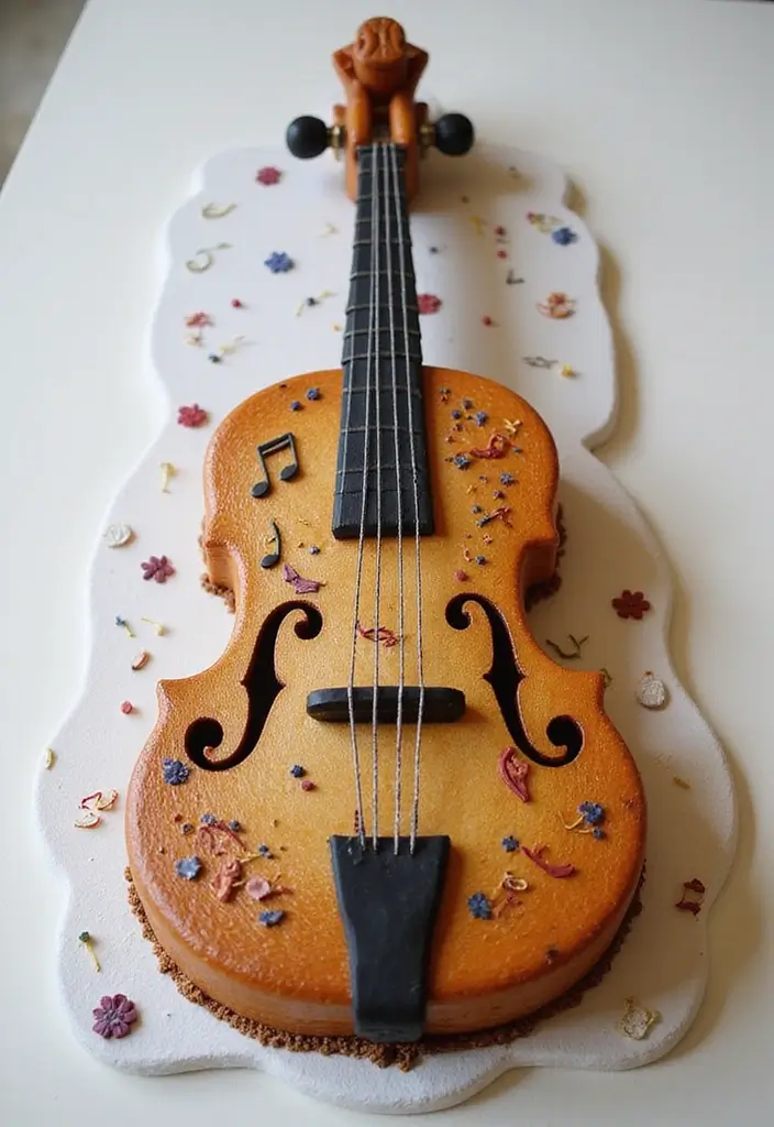 30 Graduation Cake Ideas to Celebrate the Big Achievement - 8. The Musical Journey