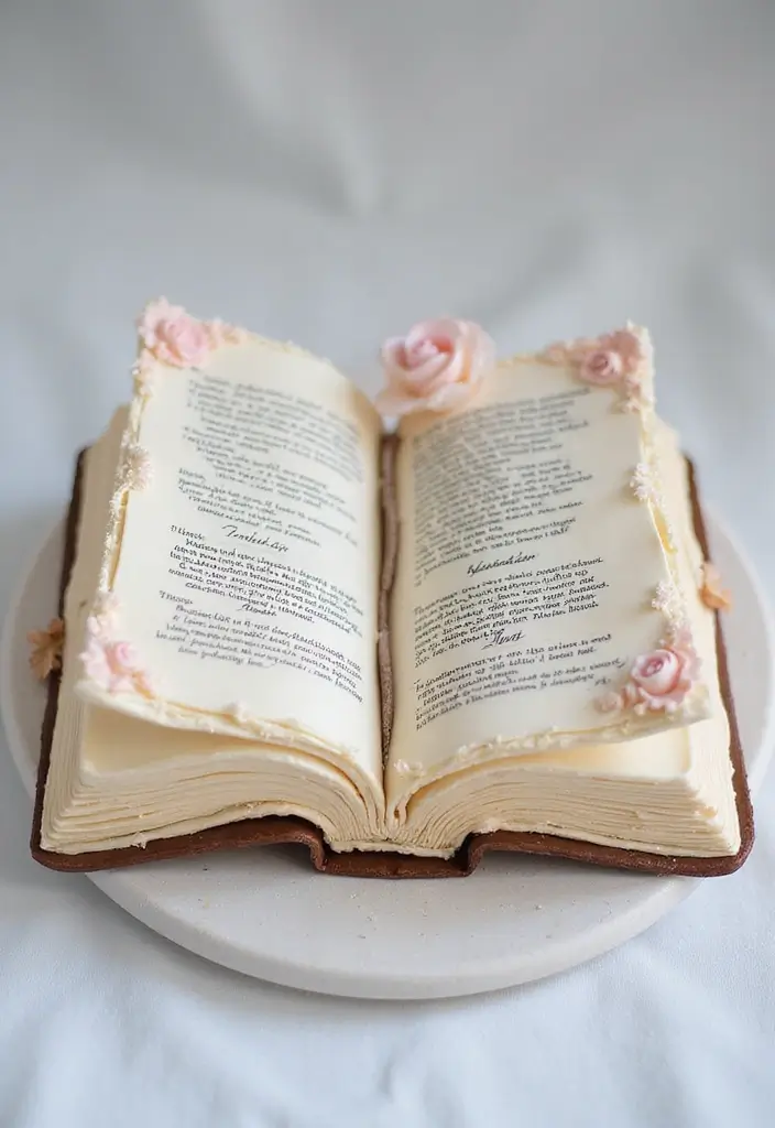 30 Graduation Cake Ideas to Celebrate the Big Achievement - 9. A Literary Adventure