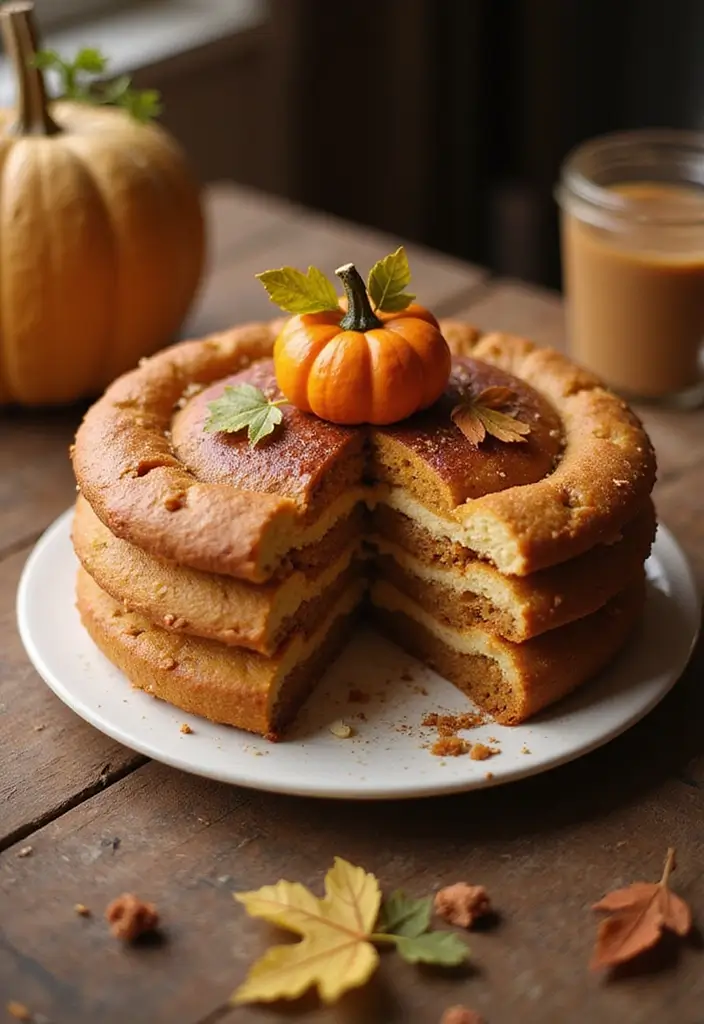 30 Harry Potter Cake Ideas Straight from the Wizarding World - 20. Pumpkin Pasties Cake