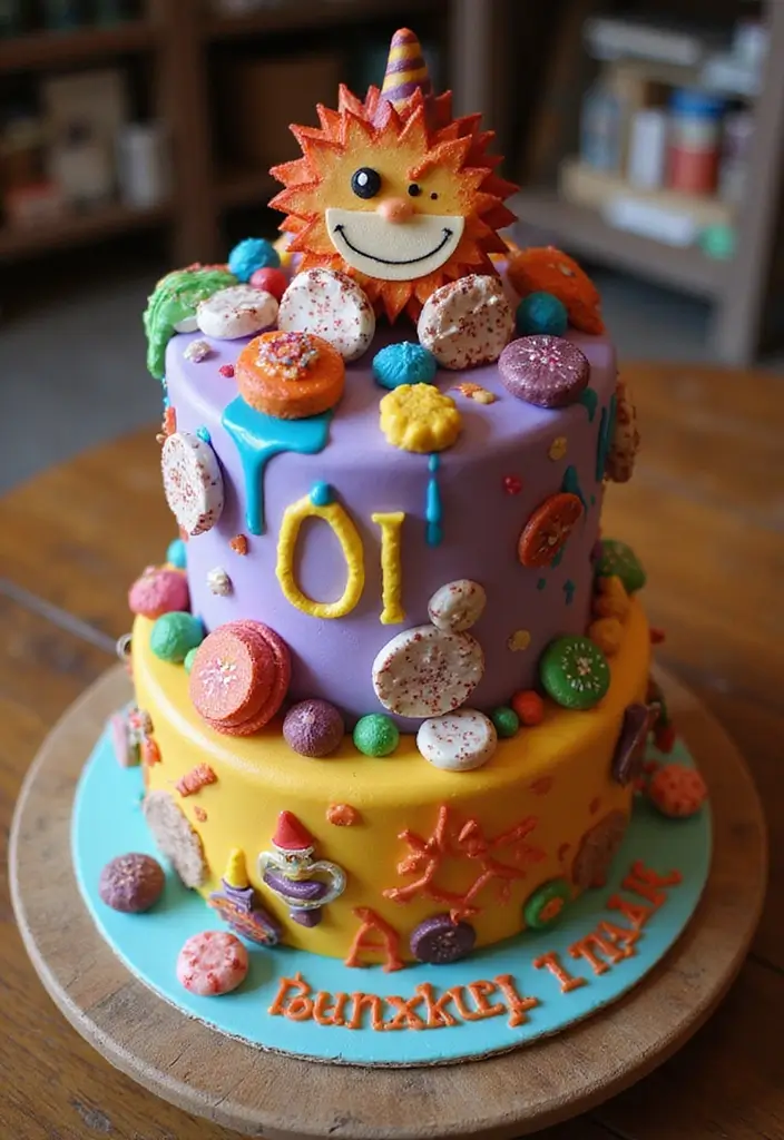 30 Harry Potter Cake Ideas Straight from the Wizarding World - 26. Weasleys' Wizard Wheezes Cake