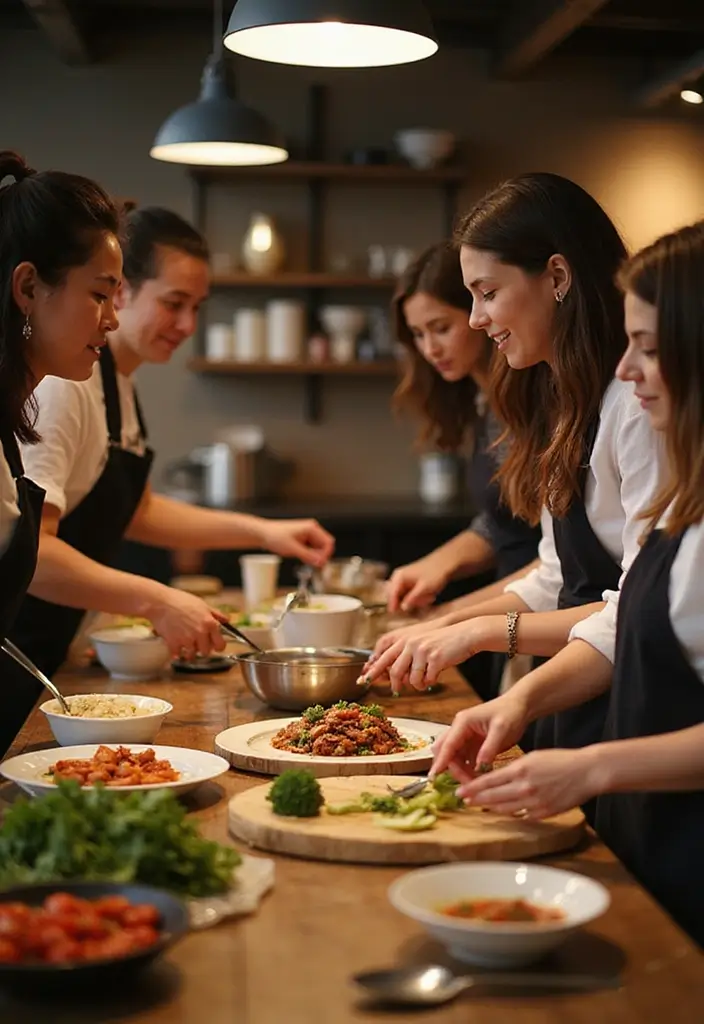 30 Kitchen Bridal Shower Ideas for the Foodie Bride-to-Be 1 30 Kitchen Bridal Shower Ideas for the Foodie Bride-to-Be - 1. Gourmet Cooking Class