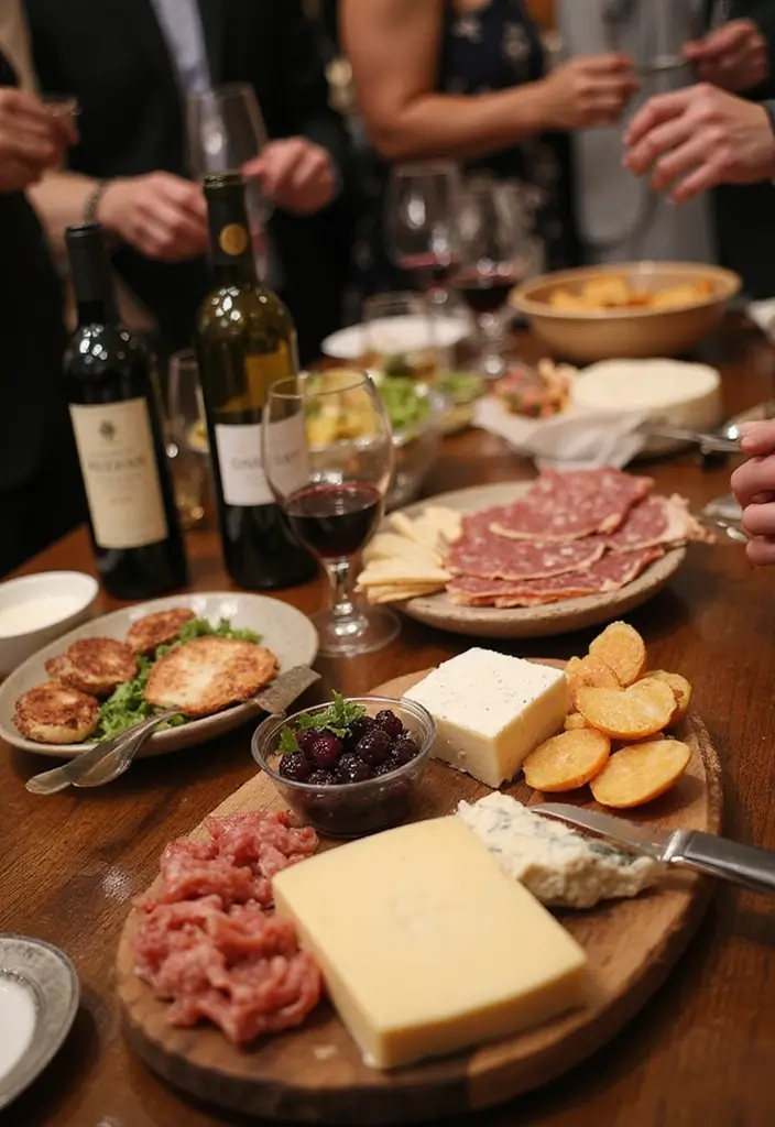 30 Kitchen Bridal Shower Ideas for the Foodie Bride-to-Be 72 30 Kitchen Bridal Shower Ideas for the Foodie Bride-to-Be - 12. Gourmet Food Pairing Station