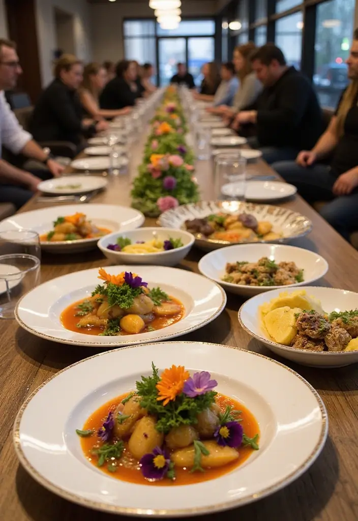 30 Kitchen Bridal Shower Ideas for the Foodie Bride-to-Be 86 30 Kitchen Bridal Shower Ideas for the Foodie Bride-to-Be - 14. Edible Flower Decorations