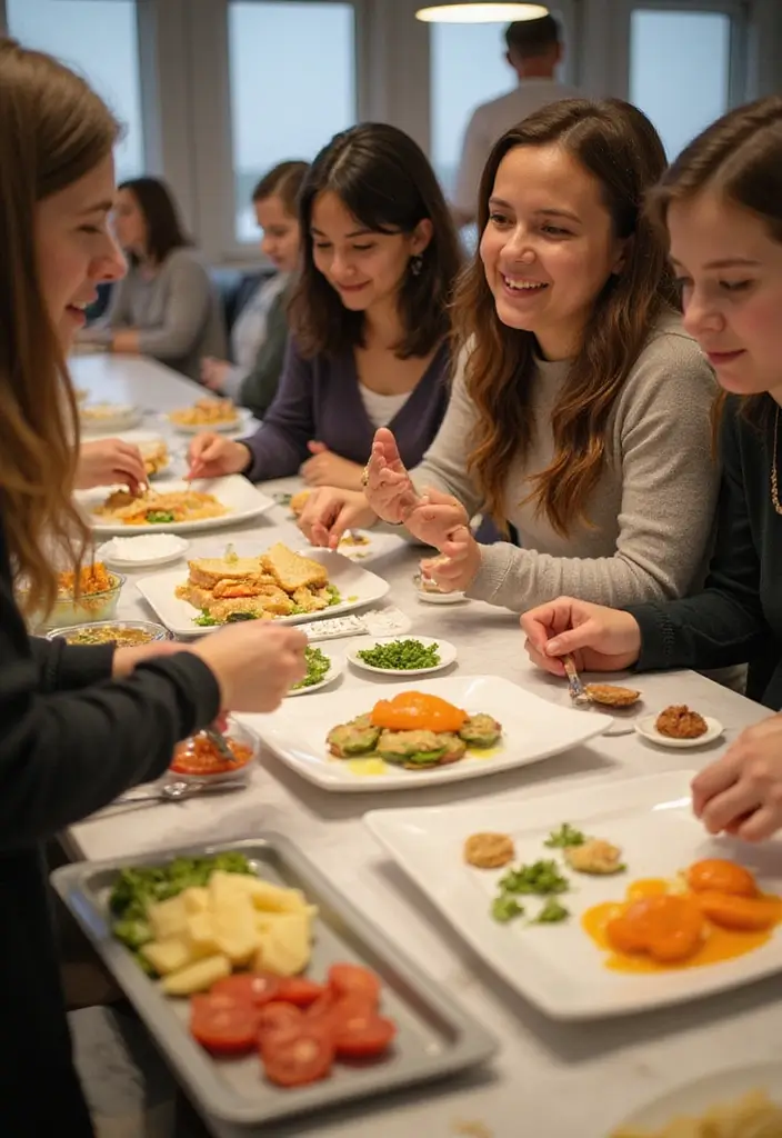 30 Kitchen Bridal Shower Ideas for the Foodie Bride-to-Be 94 30 Kitchen Bridal Shower Ideas for the Foodie Bride-to-Be - 16. Food Art Challenge