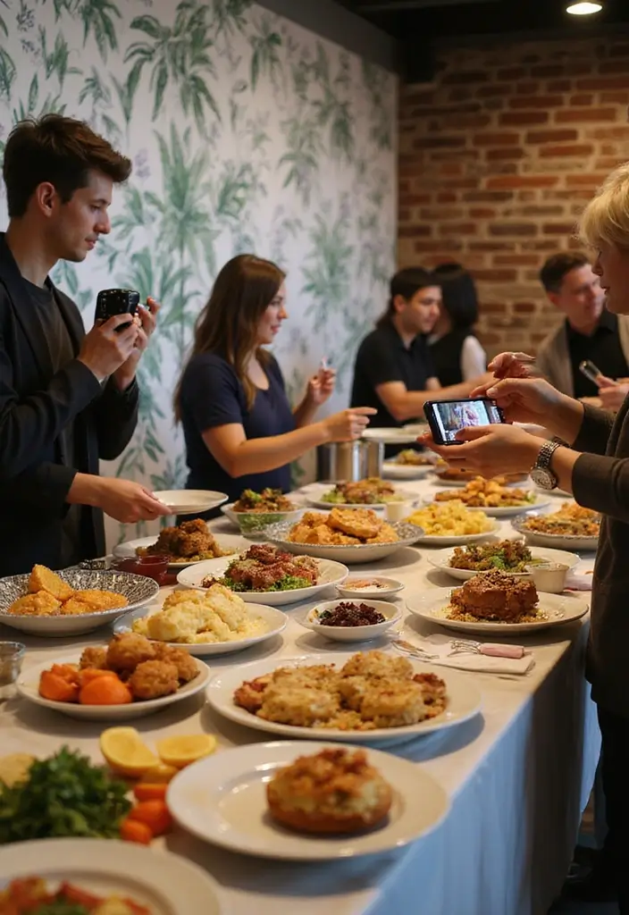 30 Kitchen Bridal Shower Ideas for the Foodie Bride-to-Be 118 30 Kitchen Bridal Shower Ideas for the Foodie Bride-to-Be - 20. Bridal Shower Food Blog Station