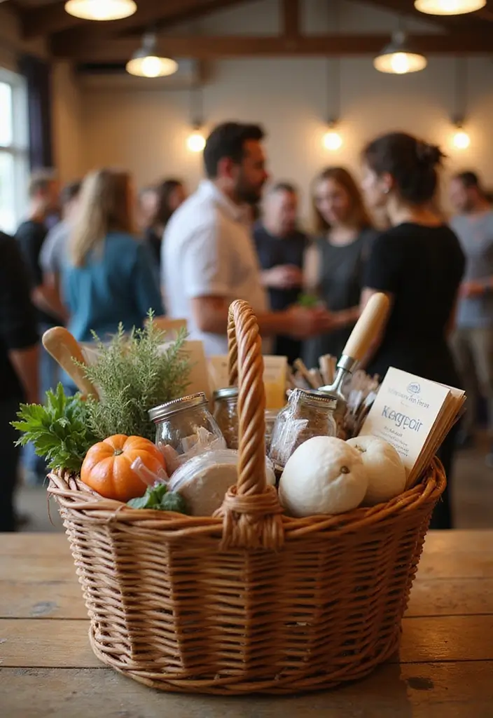 30 Kitchen Bridal Shower Ideas for the Foodie Bride-to-Be 130 30 Kitchen Bridal Shower Ideas for the Foodie Bride-to-Be - 22. Kitchen Essentials Basket Raffle