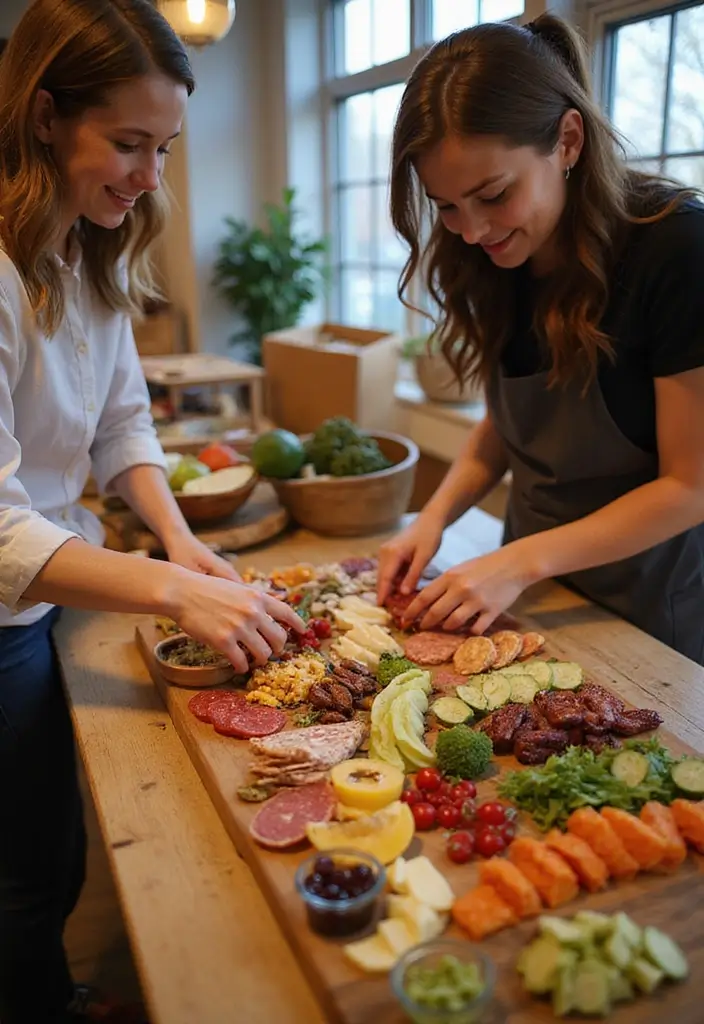 30 Kitchen Bridal Shower Ideas for the Foodie Bride-to-Be - 29. A Charcuterie Board Workshop