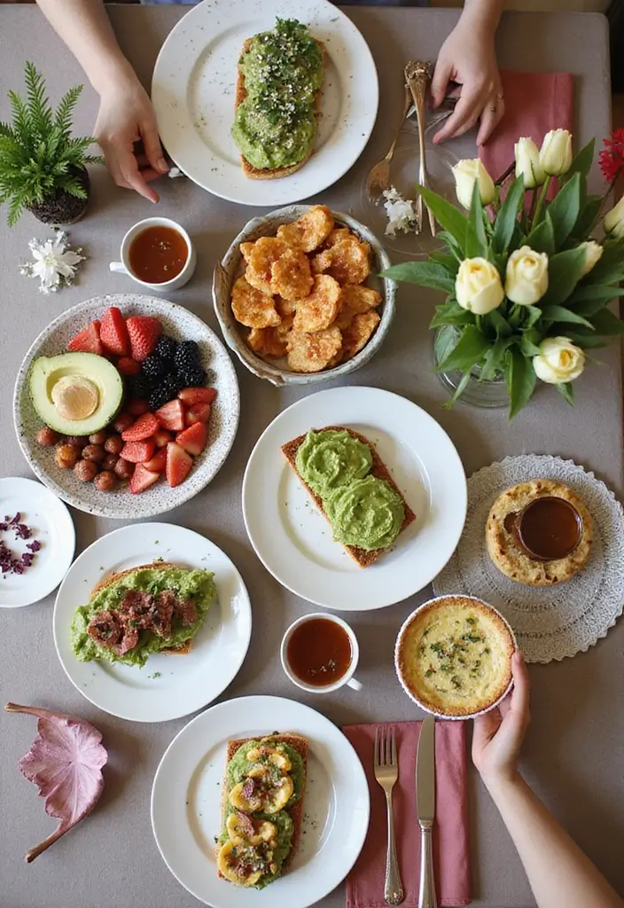 30 Kitchen Bridal Shower Ideas for the Foodie Bride-to-Be 15 30 Kitchen Bridal Shower Ideas for the Foodie Bride-to-Be - 3. Bridal Shower Brunch Menu