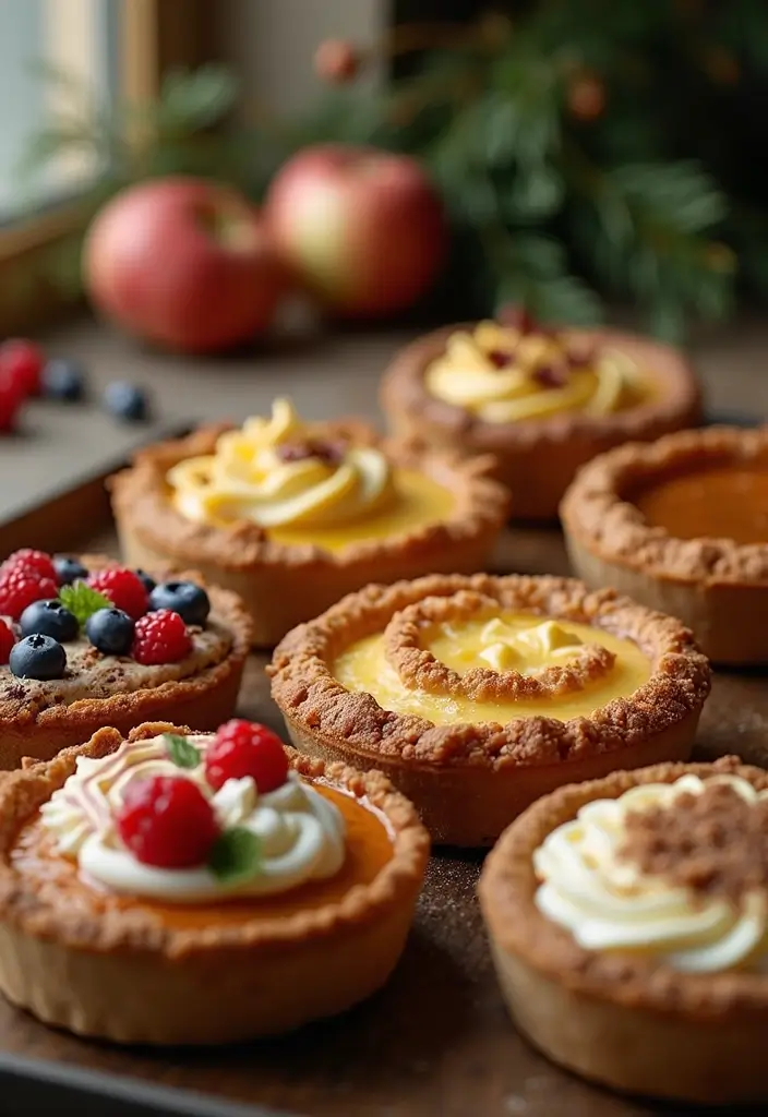 30 Nikkah Cake Ideas for an Elegant Islamic Wedding Celebration 173 30 Nikkah Cake Ideas for an Elegant Islamic Wedding Celebration - 27. Delightful Pies