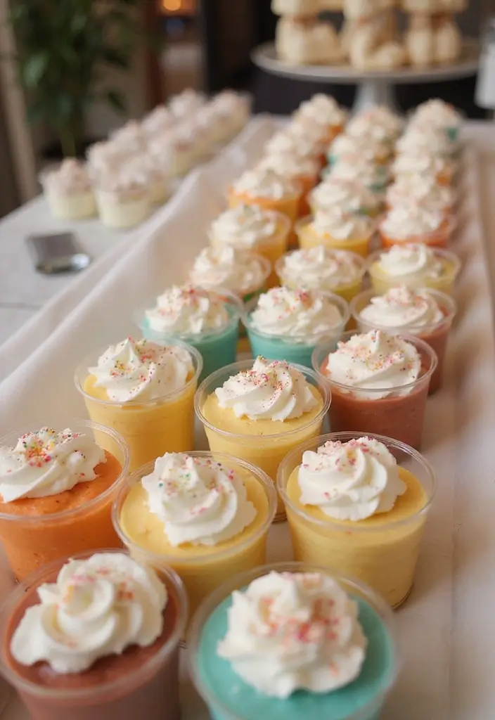 30 Non-Birthday Cake Ideas for Every Occasion Worth Celebrating - 13. Pudding Cups