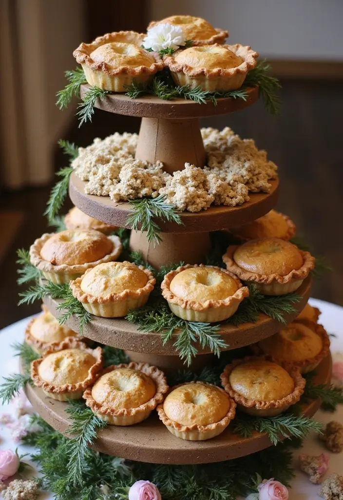 30 Non-Birthday Cake Ideas for Every Occasion Worth Celebrating - 22. Rustic Pie Tiers