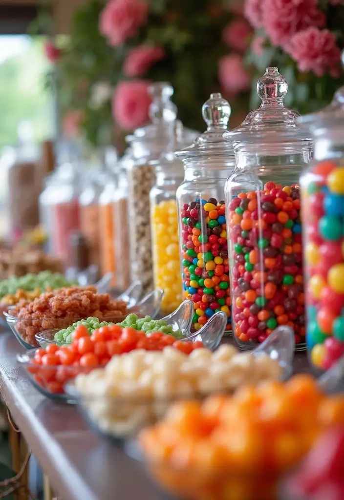 30 Non-Birthday Cake Ideas for Every Occasion Worth Celebrating - 24. Custom Candy Station