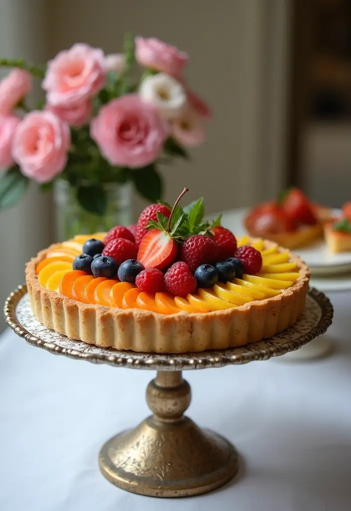 30 Non-Birthday Cake Ideas for Every Occasion Worth Celebrating - 6. Fruit Tart