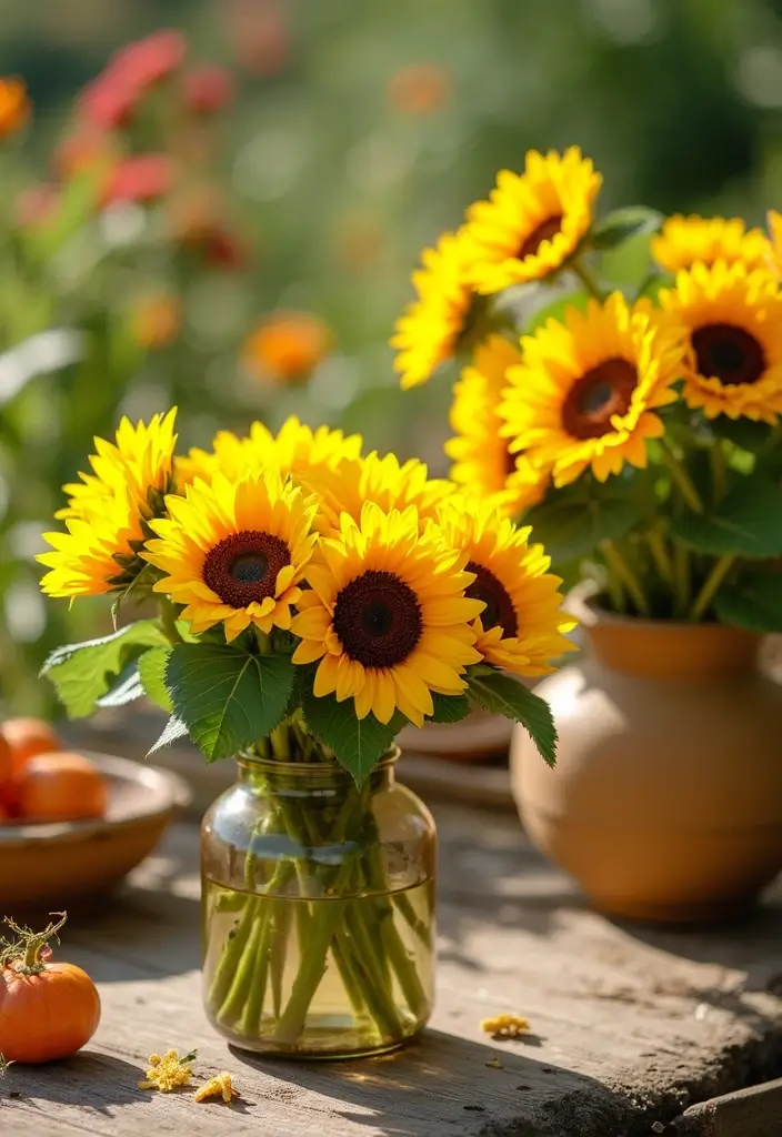 30 Outdoor Bridal Shower Ideas for a Beautiful Garden Gathering - 23. Sunflower Inspiration