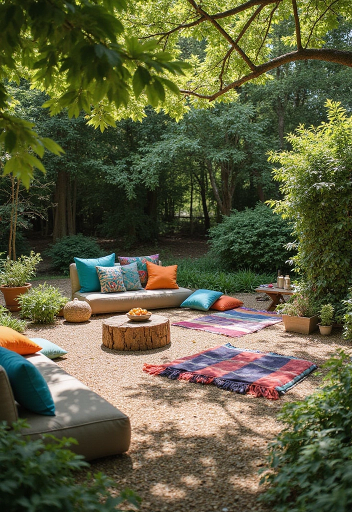 30 Outdoor Bridal Shower Ideas for a Beautiful Garden Gathering - 3. Picnic-Style Seating