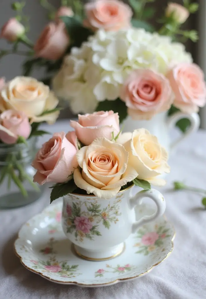 30 Parisian Bridal Shower Ideas for Chic French Elegance - 5. Elegant Floral Arrangements