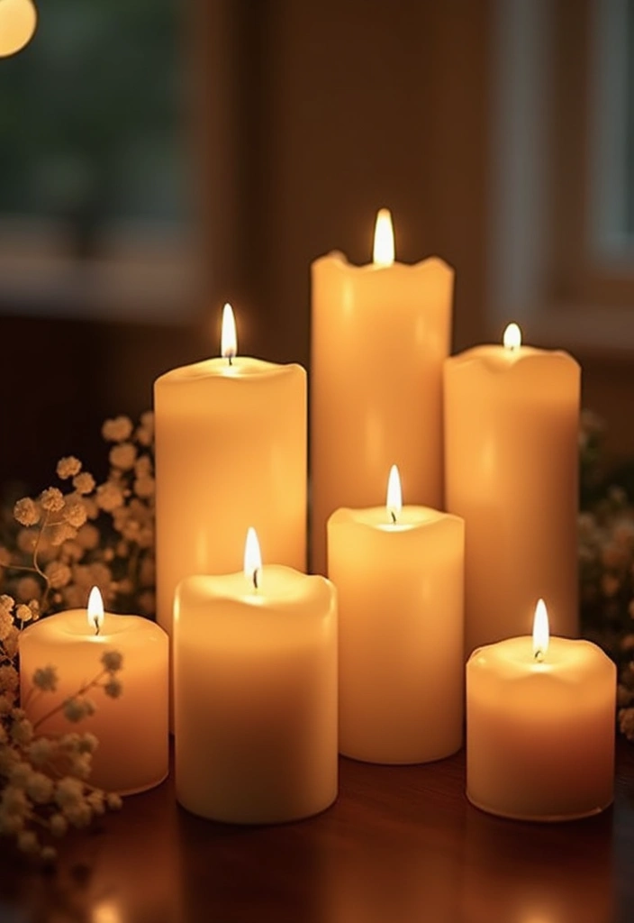 30 Parisian Bridal Shower Ideas for Chic French Elegance - 8. Romantic Candle Lighting