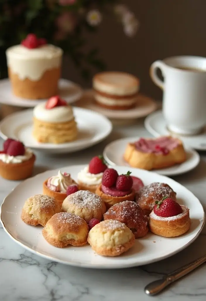 30 Parisian Bridal Shower Ideas for Chic French Elegance - 9. Themed Dessert Table