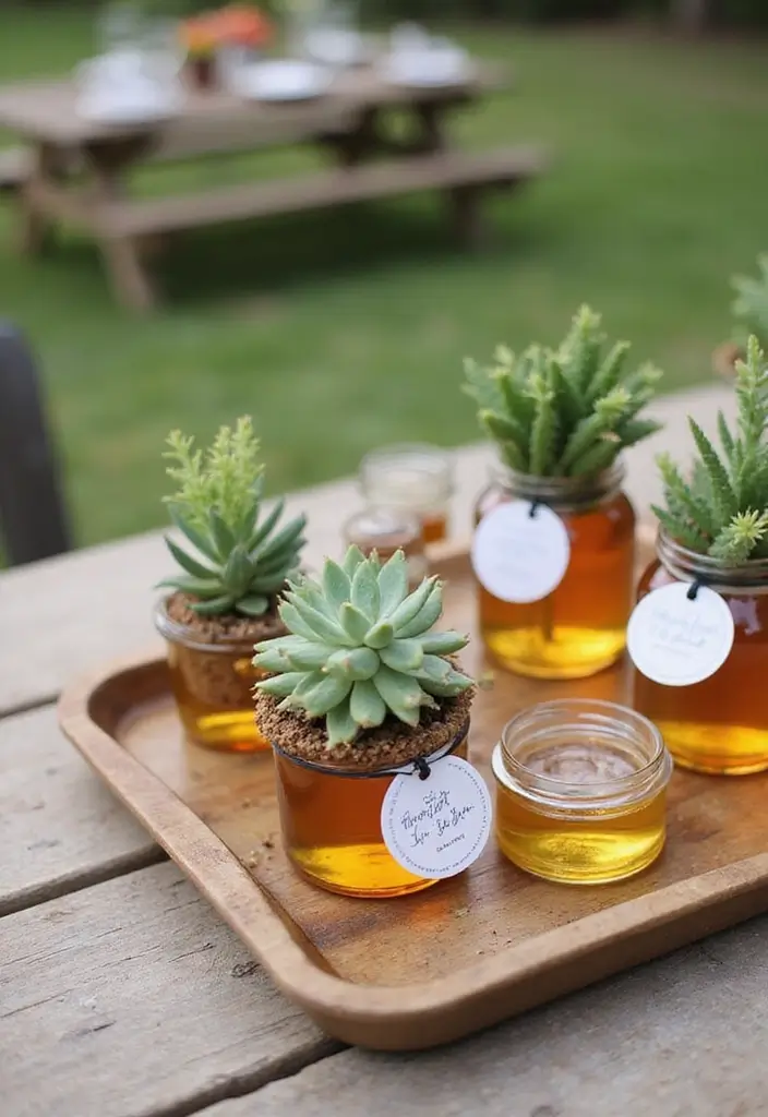 30 Picnic Bridal Shower Ideas for a Relaxed Outdoor Celebration - 10. Personalized Favors