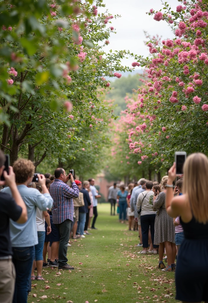 30 Picnic Bridal Shower Ideas for a Relaxed Outdoor Celebration - 20. Natural Photo Backdrops