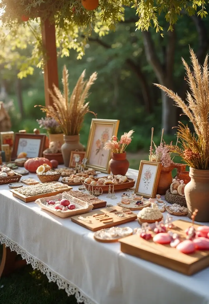 30 Picnic Bridal Shower Ideas for a Relaxed Outdoor Celebration - 26. Local Artisan Showcase