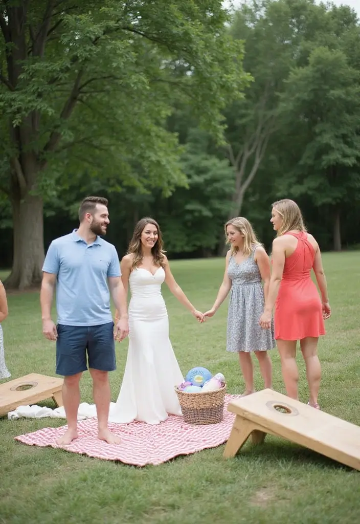 30 Picnic Bridal Shower Ideas for a Relaxed Outdoor Celebration - 8. Picnic Bridal Shower Games