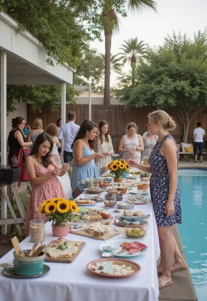 30 Pool Bridal Shower Ideas for a Fun and Splashy Celebration - 23. Local Artisan Showcase