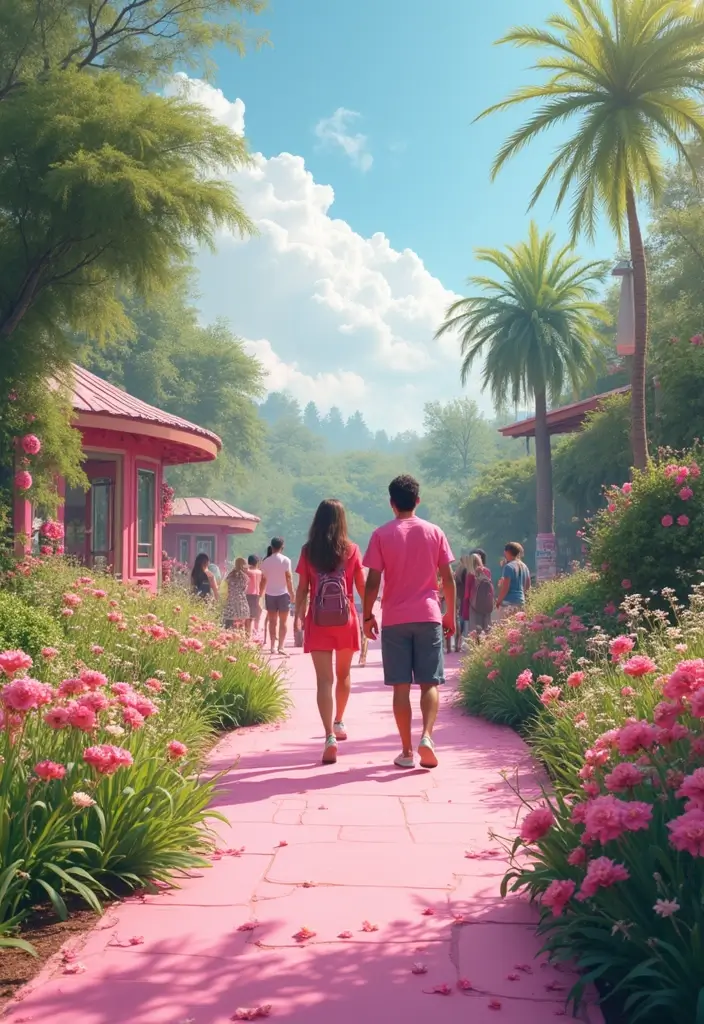 30 Pretty Pink Bridal Shower Ideas You’ll Absolutely Love 122 30 Pretty Pink Bridal Shower Ideas You’ll Absolutely Love - 20. Pink-Themed Nature Walk Party