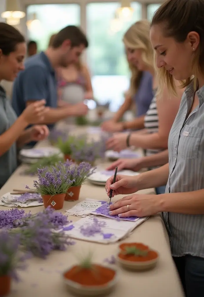 30 Purple Bridal Shower Ideas for a Lovely Lavender Look - 23. Lavender Themed DIY Crafts