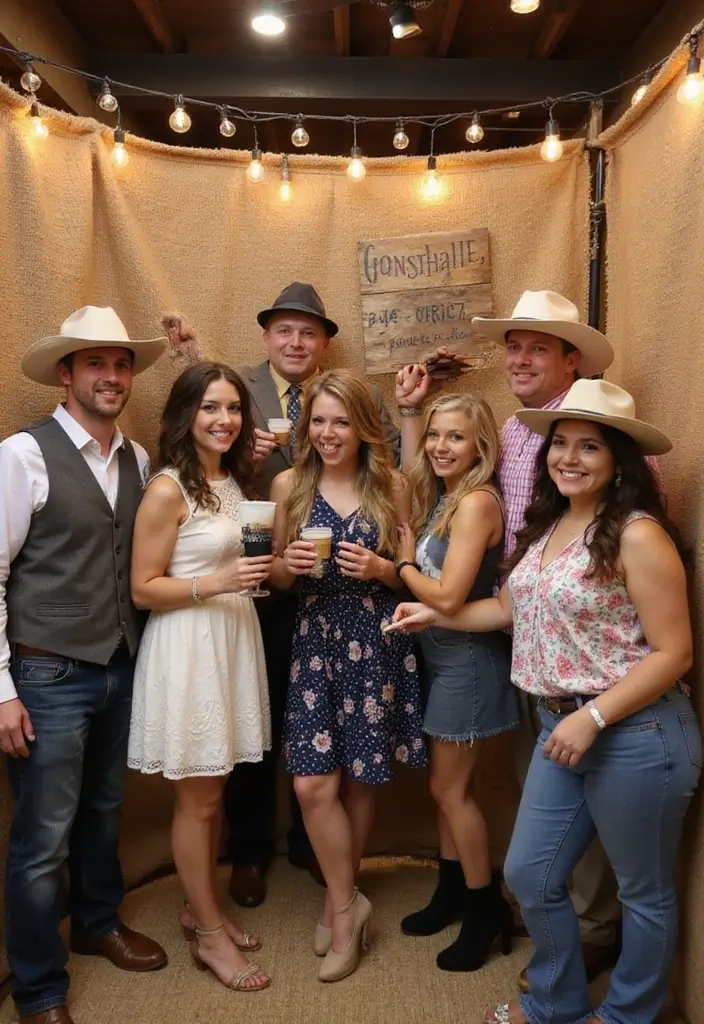 30 Rustic Bridal Shower Ideas for a Cozy Country Vibe 65 30 Rustic Bridal Shower Ideas for a Cozy Country Vibe - 11. Country-Themed Photo Booth