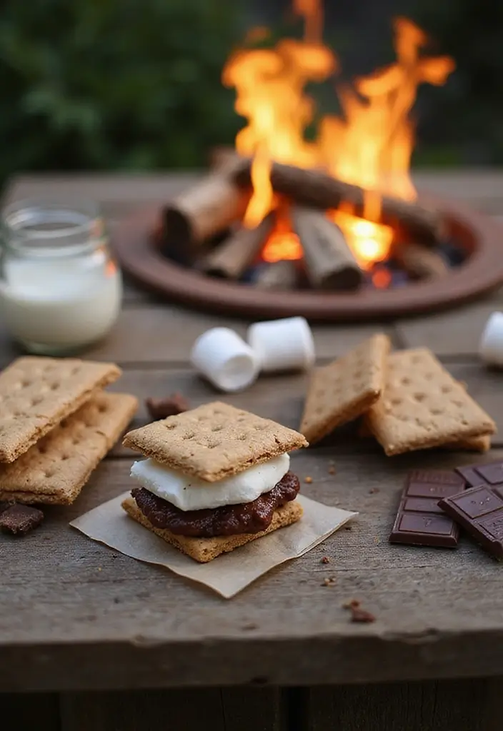 30 Rustic Bridal Shower Ideas for a Cozy Country Vibe 85 30 Rustic Bridal Shower Ideas for a Cozy Country Vibe - 15. S’mores Station