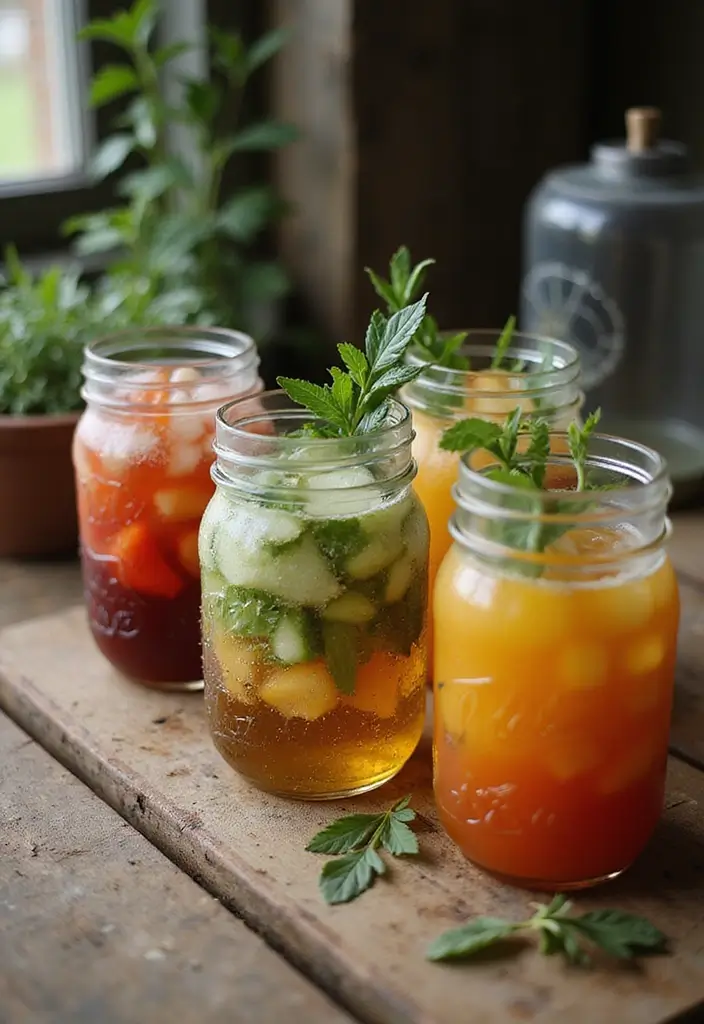 30 Rustic Bridal Shower Ideas for a Cozy Country Vibe 8 30 Rustic Bridal Shower Ideas for a Cozy Country Vibe - 2. Mason Jar Drink Station