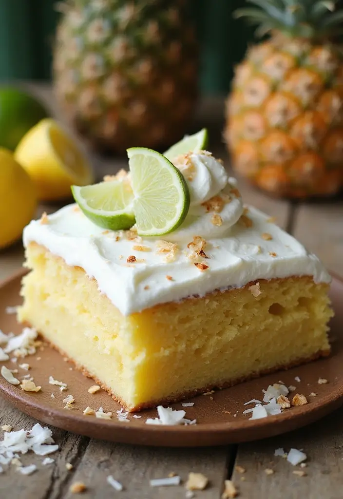 30 Rustic Wedding Cake Ideas with Country-Chic Charm - 8. Coconut Flour Pineapple Cake