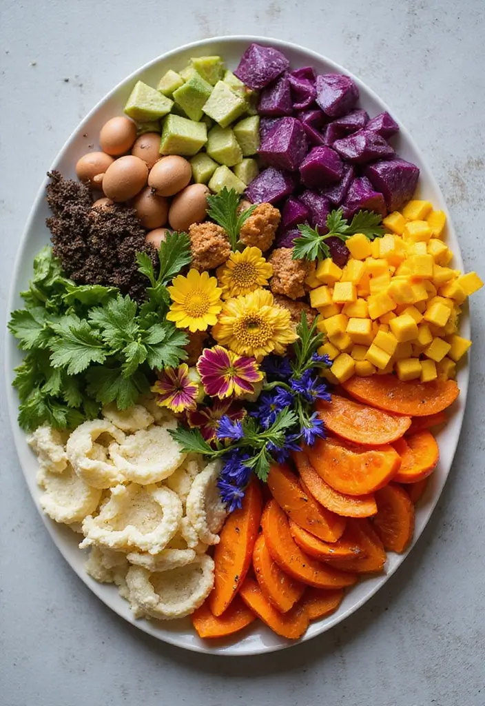 30 Spring Bridal Shower Ideas Bursting with Fresh Florals - 26. Seasonal Veggie & Flower Platters