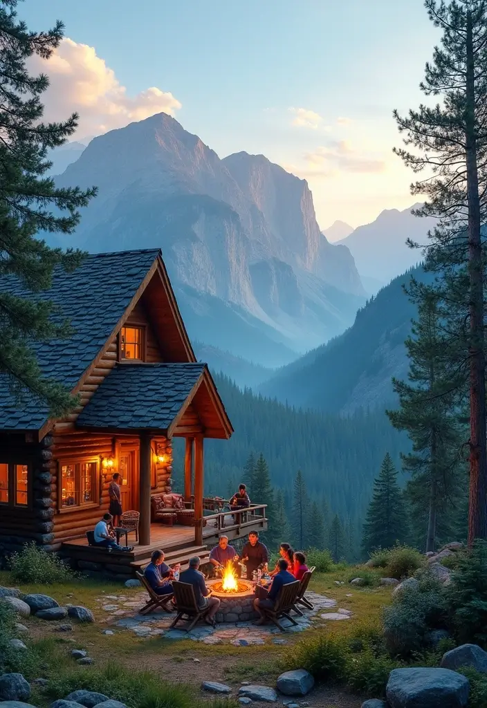 30 Stunning Bridal Shower Venue Ideas for Every Budget - 11. Mountain Retreat