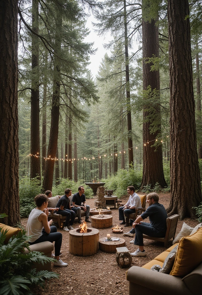 30 Stunning Bridal Shower Venue Ideas for Every Budget - 14. Forest Retreat